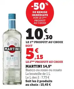 Bi1 Martini 14,5° offre