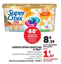 Bi1 Lessive super croix par x-tra offre
