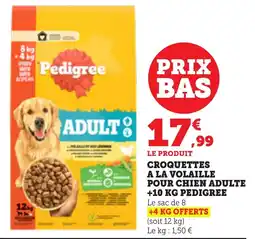 Bi1 Croquettes a la volaille pour chien adulte offre