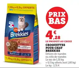 Bi1 Croquettes pour chat brekkies offre