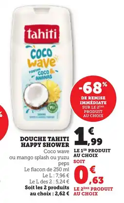 Bi1 Douche tahiti happy shower offre