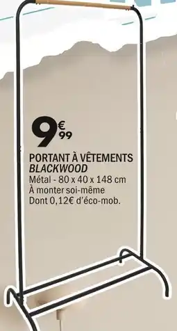 La Foir'Fouille BLACKWOOD Portant à vêtements offre