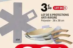 La Foir'Fouille 5five Lot de 6 protections anti-rayure offre
