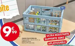 La Foir'Fouille Caisse Fold'N'Box 45L offre
