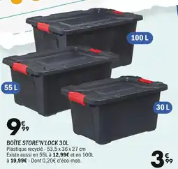 La Foir'Fouille BOÎTE STORE’N’LOCK 30L offre