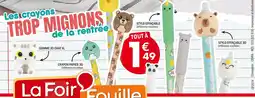 La Foir'Fouille Les crayons trop mignons de la rentrée offre