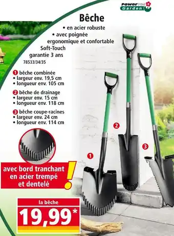 Norma Powertec Garden Bêche combinée offre