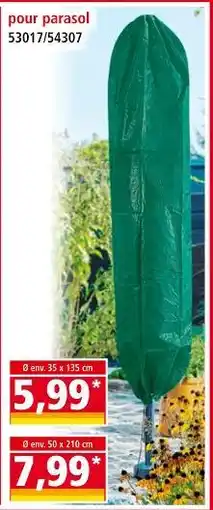 Norma Housse de protection pour parasol offre