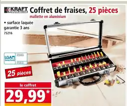 Norma KRAFT WERKZEUGE Coffret de fraises, 25 pièces offre
