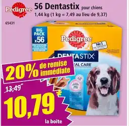 Norma Pedigree Dentastix offre