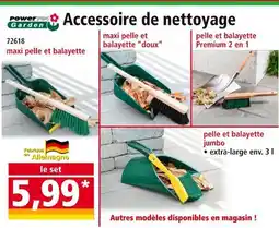 Norma Powertec Garden Maxi pelle et balayette offre