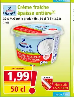 Norma Petite France Crème fraîche épaisse entière offre