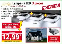 Norma I-GLOW Lampes à LED, 3 pièces offre