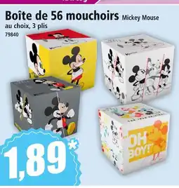 Norma Mickey Mouse Boîte de 56 mouchoirs offre