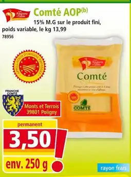 Norma Les Régions à Table Comté AOP offre