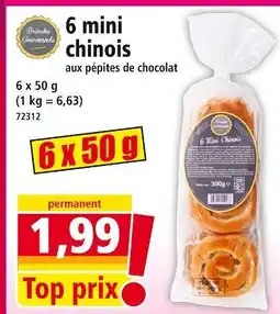 Norma Brioche Gourmande 6 mini chinois offre