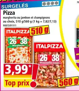 Norma Italpizza Pizza offre