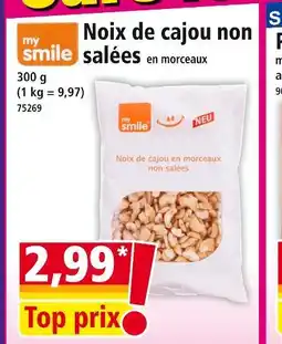 Norma my smile Noix de cajou non salées en morceaux offre
