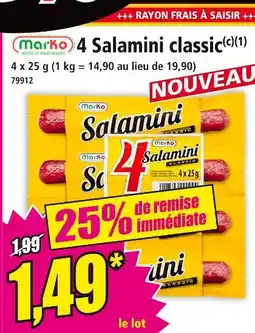 Norma Marko 4 Salamini classic offre