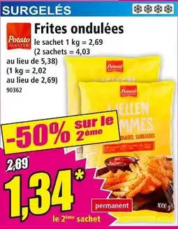 Norma Potato Master Frites ondulées offre