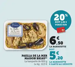 Bi1 Paella de la mer maison briau offre