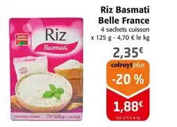 Colruyt Belle France Riz Basmati offre