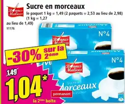 Norma Bonnes Malices Sucre en morceaux offre