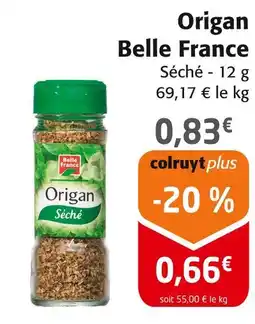 Colruyt Belle France Origan offre