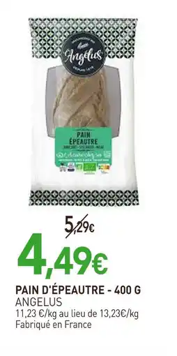 naturéO ANGELUS PAIN D'ÉPEAUTRE offre