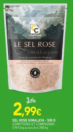 naturéO COMPTOIRES ET COMPAGNIE SEL ROSE HIMALAYA offre
