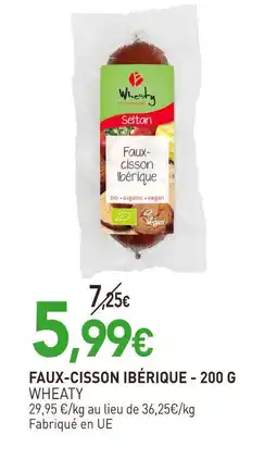 naturéO Wheaty Faux-cisson Ibérique offre