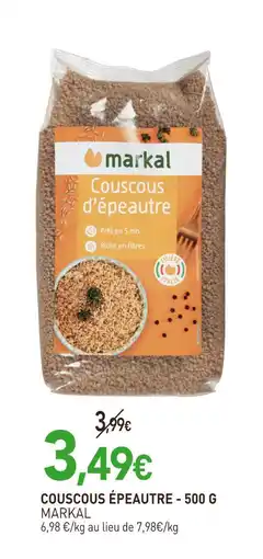 naturéO MARKAL Couscous épeautre offre