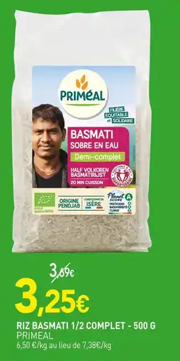 naturéO PRIMEAL Riz Basmati 1/2 Complet offre