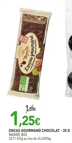 naturéO Mamie Bio Encas gourmand chocolat offre
