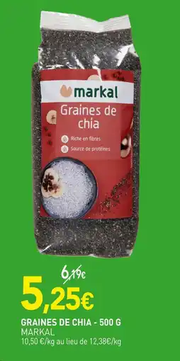 naturéO Markal Graines de chia offre