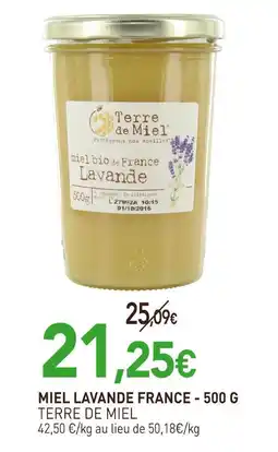 naturéO Terre de Miel Miel lavande France offre