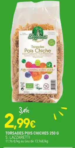 naturéO S. Lazzaretti Torsades pois chiches offre