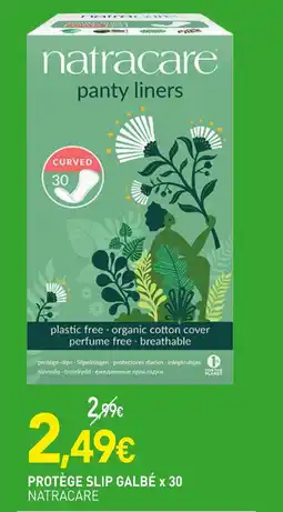naturéO Natracare Protège slip galbé offre
