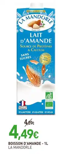 naturéO La Mandorle Boisson d'amande offre