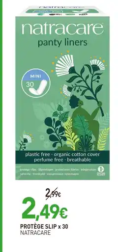 naturéO Natracare Protège Slip x 30 offre