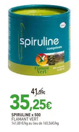 naturéO Flamant Vert Spiruline x 500 offre