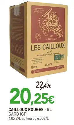 naturéO Les Cailloux Cailloux rouges offre