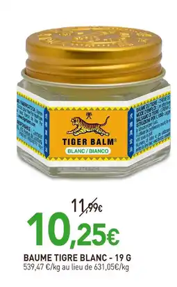 naturéO Tiger Balm Baume tigre blanc offre