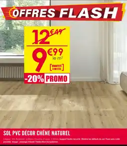 Décor Discount Sol PVC décor chêne naturel offre