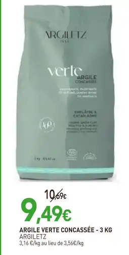 naturéO ARGILETZ ARGILE VERTE CONCASSÉE offre