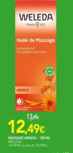 naturéO WELEDA Massage Arnica offre