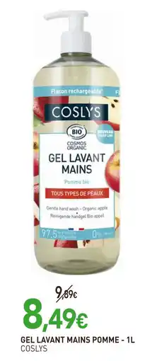 naturéO COSLYS Gel Lavant Mains Pomme offre