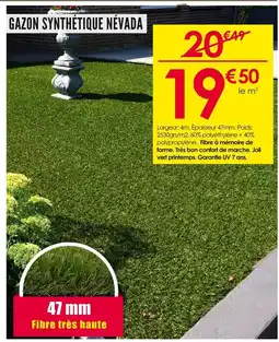 Décor Discount Gazon synthétique Névada offre