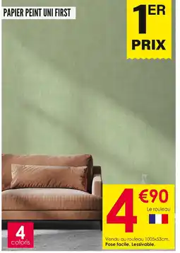 Décor Discount Papier peint uni First offre