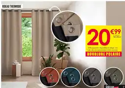 Décor Discount Rideau thermique offre